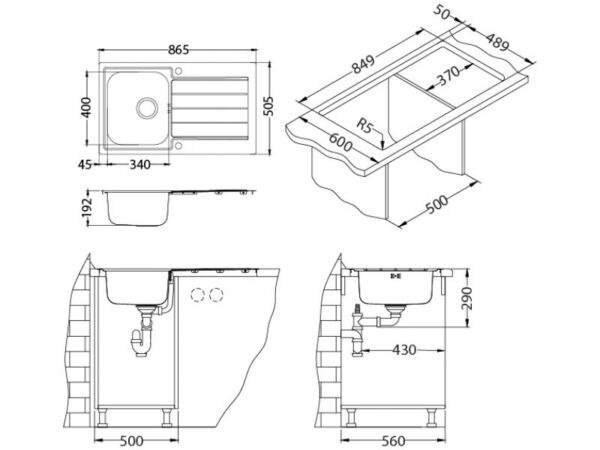 LINE MAXIM 20 – sifon na poklon F/S ugradnja - Image 2