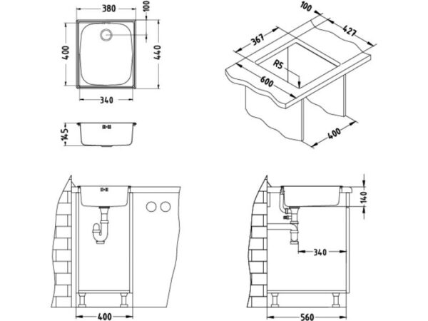 Basic 10 nat otvor fi 90 - Image 3