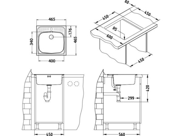 Basic 130 mat otvor fi 60 - Image 3