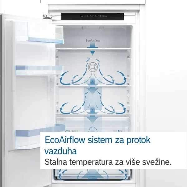 Bosch, Ugradni frižider sa odeljkom zamrzivača 88 x 56 cm Fiksna šarka - Image 4
