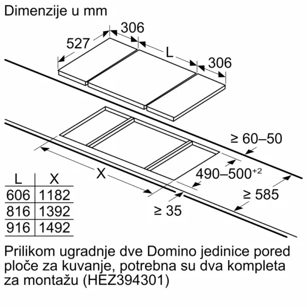 Bosch, 30 cm Crna, ugradnja sa okvirom - Image 7