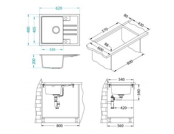 INTERMEZZO 30 sa sifonom arctic G11 - Image 2