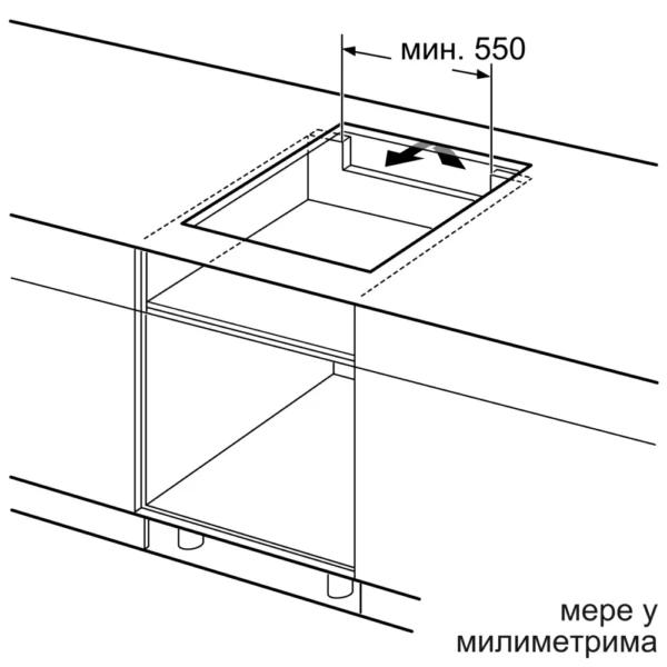 Bosch, Indukciona ploča za kuvanje 60 cm Crna, ugradnja u ravni radne ploče - Image 4