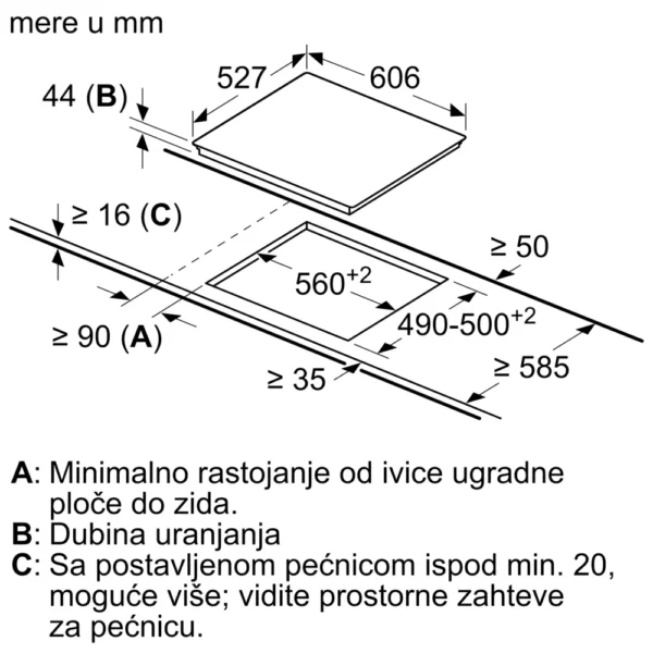 Bosch, Električna ploča za kuvanje 60 cm Crna - Image 4