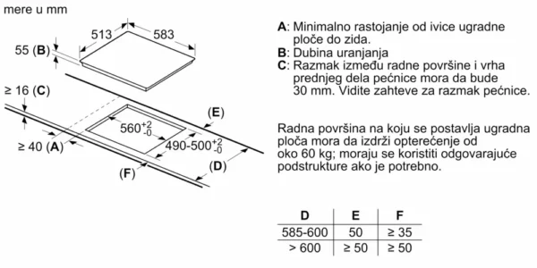 Bosch, Indukciona ploča za kuvanje 60 cm Crna, ugradnja sa okvirom - Image 7