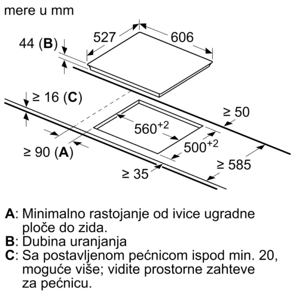 Bosch, Električna ploča za kuvanje 60 cm Crna - Image 4