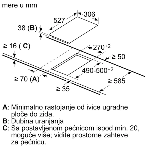 Bosch, Domino električna ploča za kuvanje 30 cm Crna - Image 4