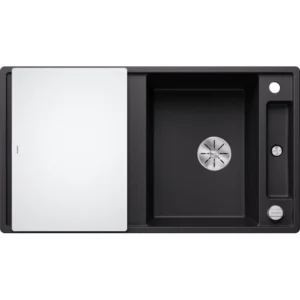BLANCO AXIA III 5 S silgranit sa p.č + pribor staklena daska