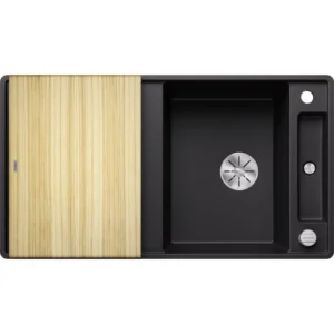 BLANCO AXIA III 5S-F silgranit sa p.č + pribor drvena daska
