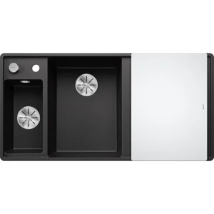 BLANCO AXIA III 6 S-F antracit sa p.č + pribor, desna