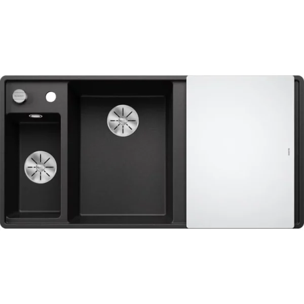 BLANCO AXIA III 6 S-F antracit sa p.č + pribor, desna