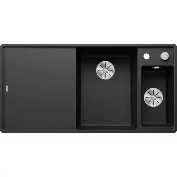 BLANCO AXIA III 6 S-F silgranit sa p.č + pribor staklena daska, desna - Image 2