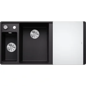 BLANCO AXIA III 6 S-F silgranit sa p.č + pribor staklena daska, leva