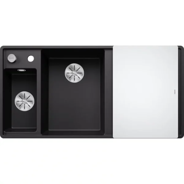 BLANCO AXIA III 6 S-F silgranit sa p.č + pribor staklena daska, leva
