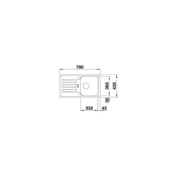 BLANCO FAVOS Mini antracit - Image 2
