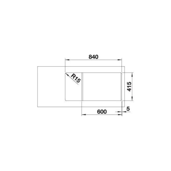 BLANCO FAVUM XL 6 S antracit - Image 3