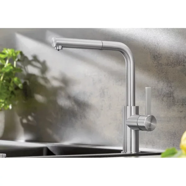BLANCO LANORA-S inox massive nizak pritisak