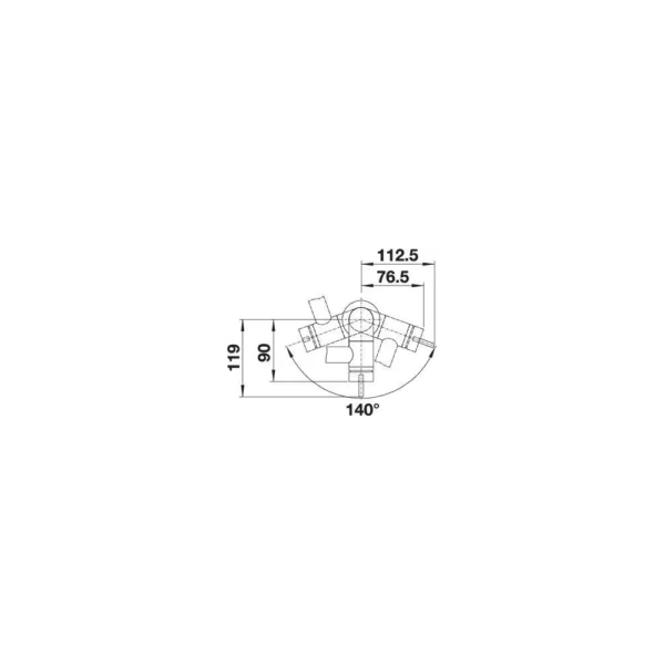 BLANCO SEDA hrom/crna - Image 2