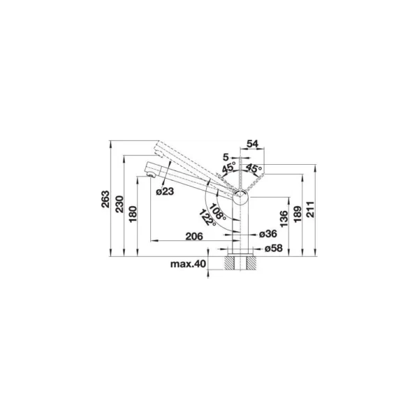BLANCO SEDA hrom/crna - Image 3
