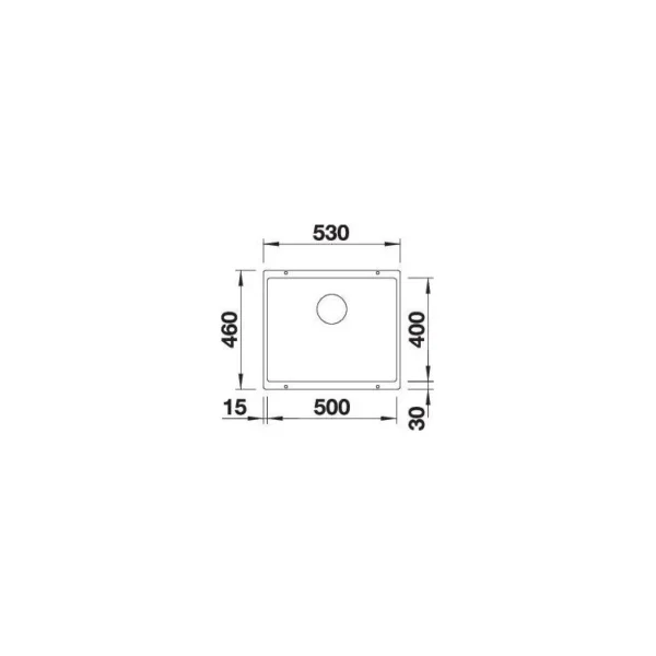 BLANCO SUBLINE 500-U antracit - Image 3