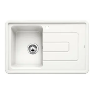BLANCO TOLON 45 S keramika kristalno bela, leva