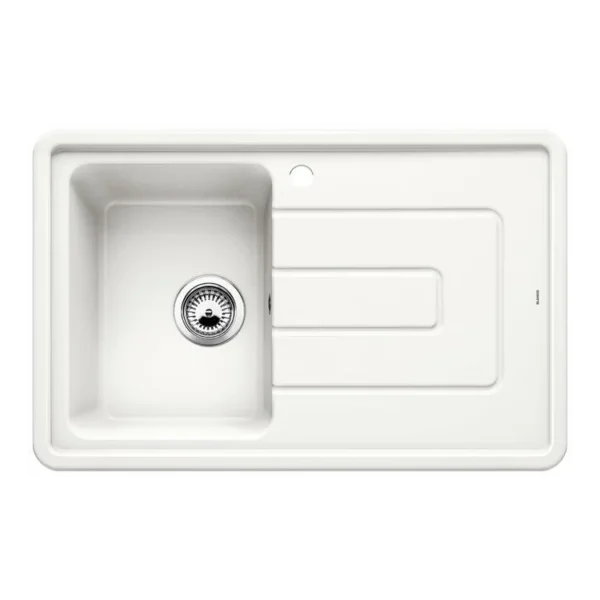 BLANCO TOLON 45 S keramika kristalno bela, leva